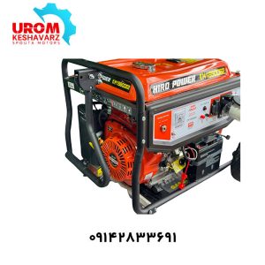 موتور برق 7.5 کیلووات هیرو پاور مدل KM18500E2 برند HIRO POWER