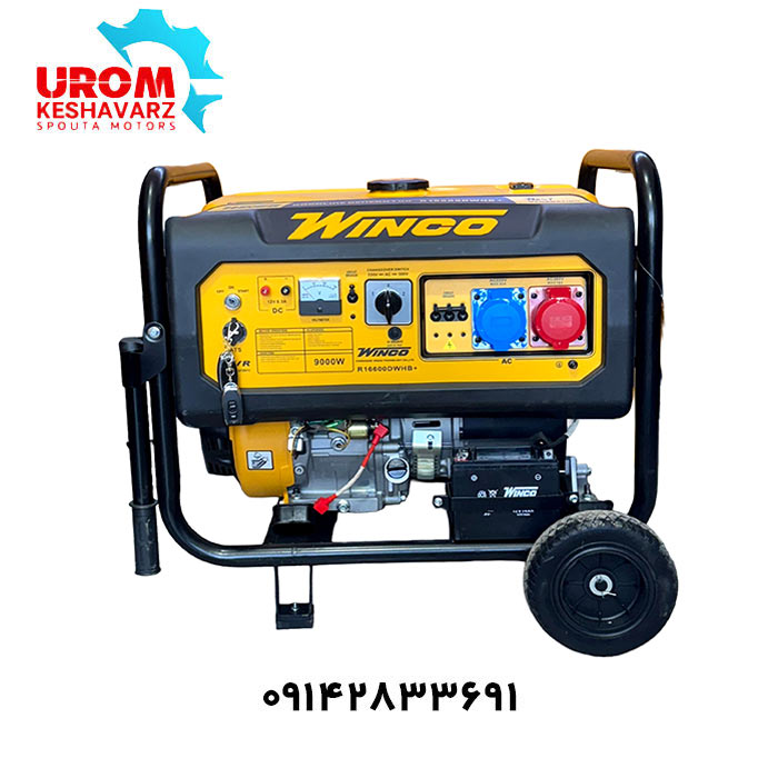 winco-r16600dwhb-plus-10kw-tri-fuel-generator موتور برق 10 کیلووات 3 گانه سوز 3 فاز و تکفاز وینکو WINCO مدل R16600DWHB+
